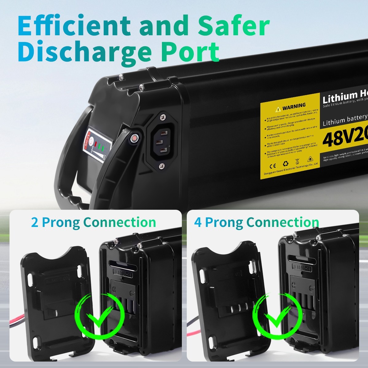 48V20Ah Lithium Battery for Folding Electric Bike,Ebike Replacement Batteries