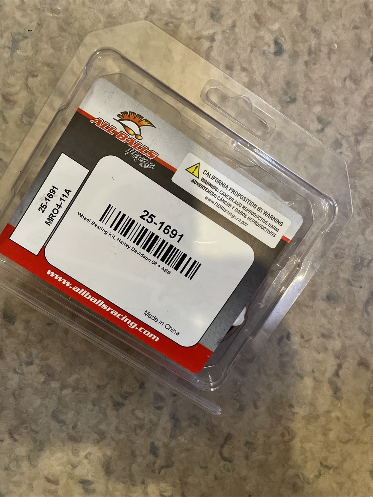 Wheel Bearing Kit with ABS Sealed Compatible with Harley Touring Street Glide