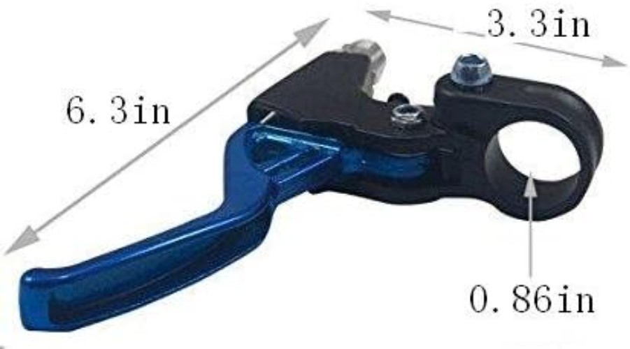 Lightweight Black Aluminum Brake Handles – Ambidextrous Design for Cyclists