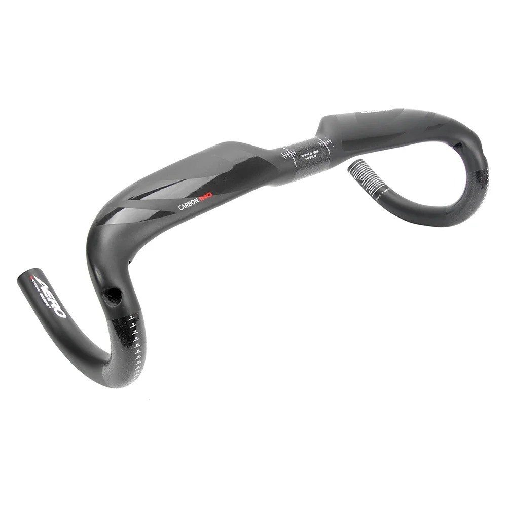 Carbon Fiber Road Bike Handlebar 31.8mm Diameter 360-440mm Bike Accessories