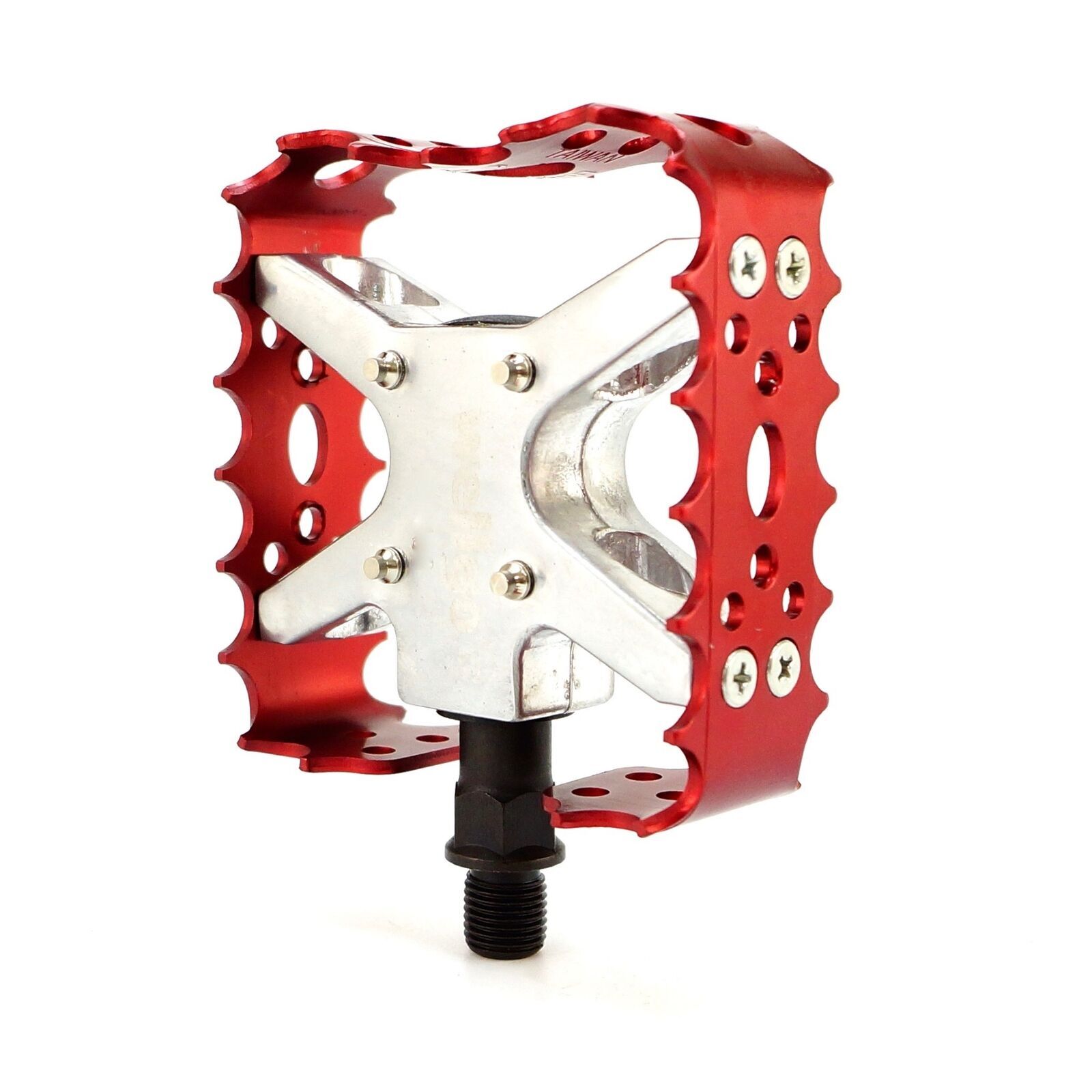 Wellgo BMX MTB Bear Trap Old school Bike Pedal 9/16″ or 1/2″ Black Blue Red Gold