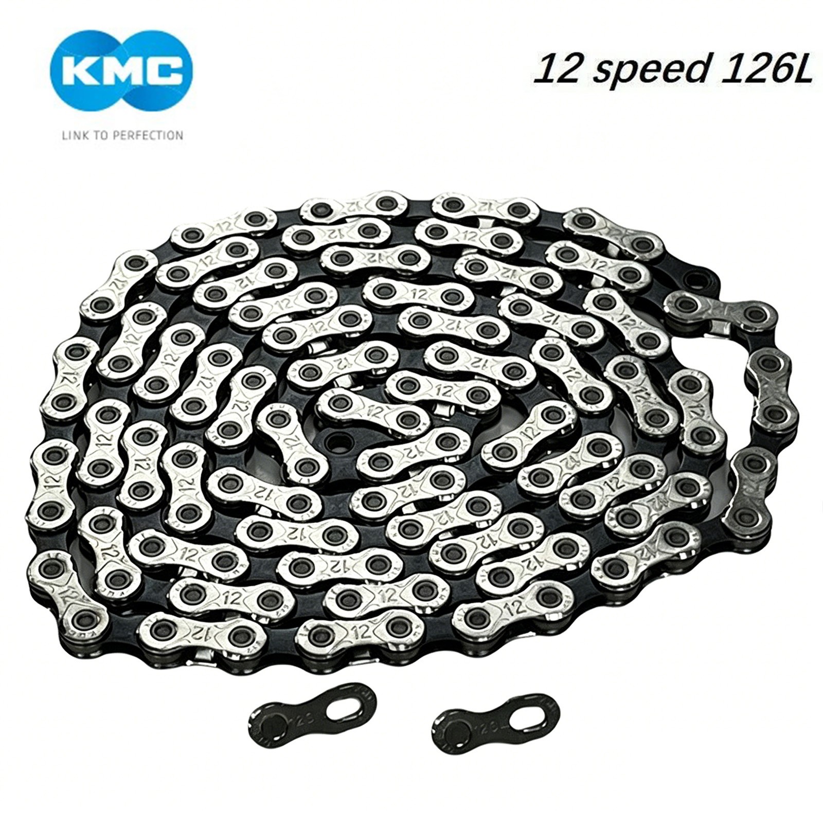 KMC 12-Speed Bike Chain 126L 1/2”×11/128” Quick Link For MTB Road Gravel Shimano