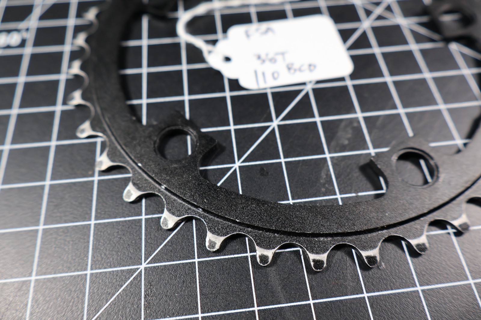 FSA Gossamer ABS chainring 110BCDx36T blk 10/11 DA79/C11 Exc Cond