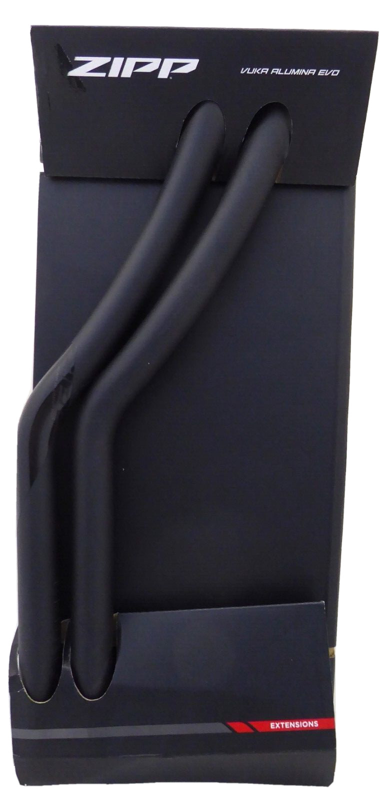 Zipp Vuka Alumina Evo 110 Extensions – 22.2mm, 360mm, Bead Blast Black