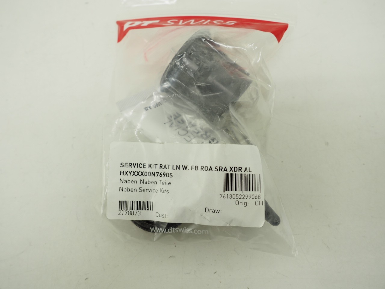 NEW DT Swiss Ratchet LN Aluminum Freehub Upgrade Kit 18T SRAM XDR HXYXXX00N7690S