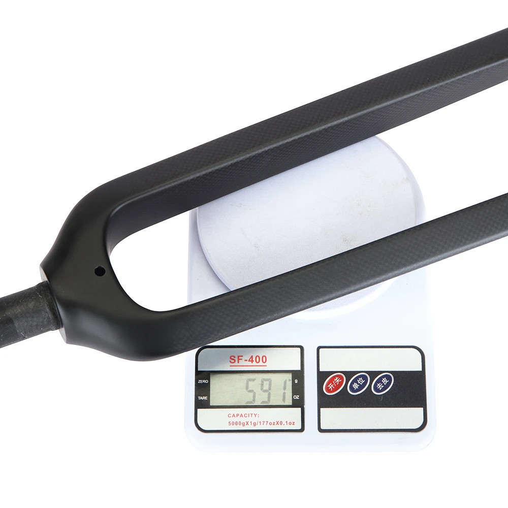 Carbon MTB Bike Rigid Fork ​ Cycling Front Fork 26er 27.5er 29er 1-1/8 To 1-1/2