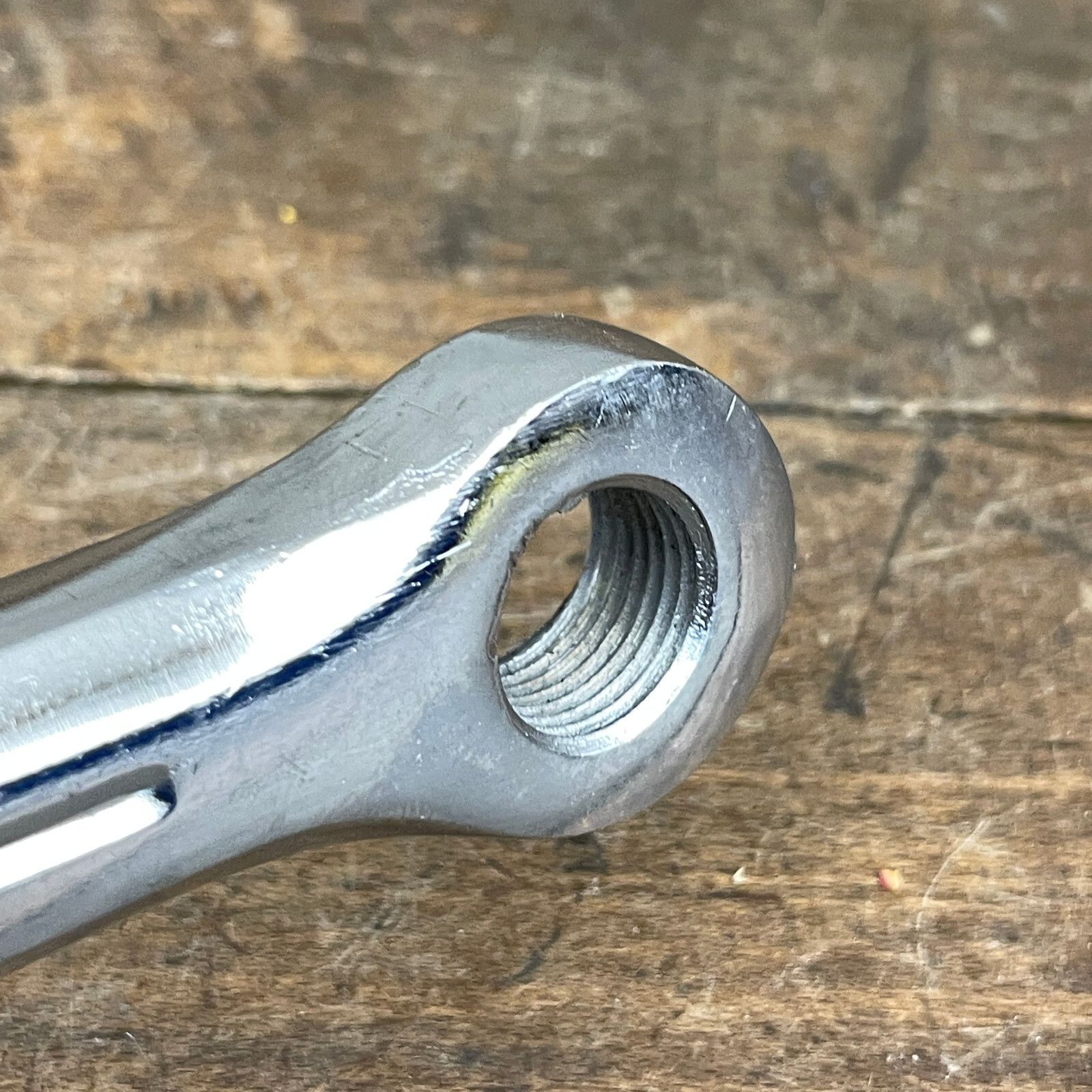 Vintage Nervar Crank Arm LEFT 165 mm Steel Chrome Cottered Peugeot Race France