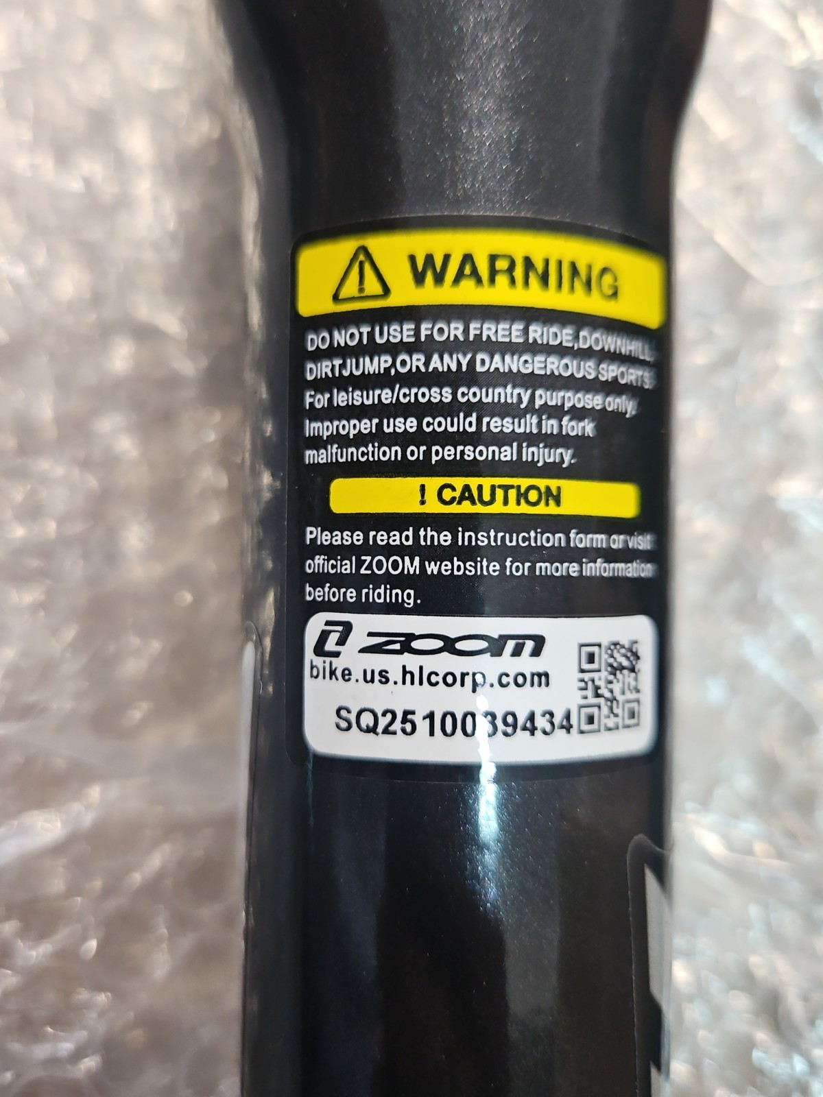 ZOOM 20 x 4.0 Suspension Fork Compatible with Ridstar Q20 (Rear Hub Motor)Coil