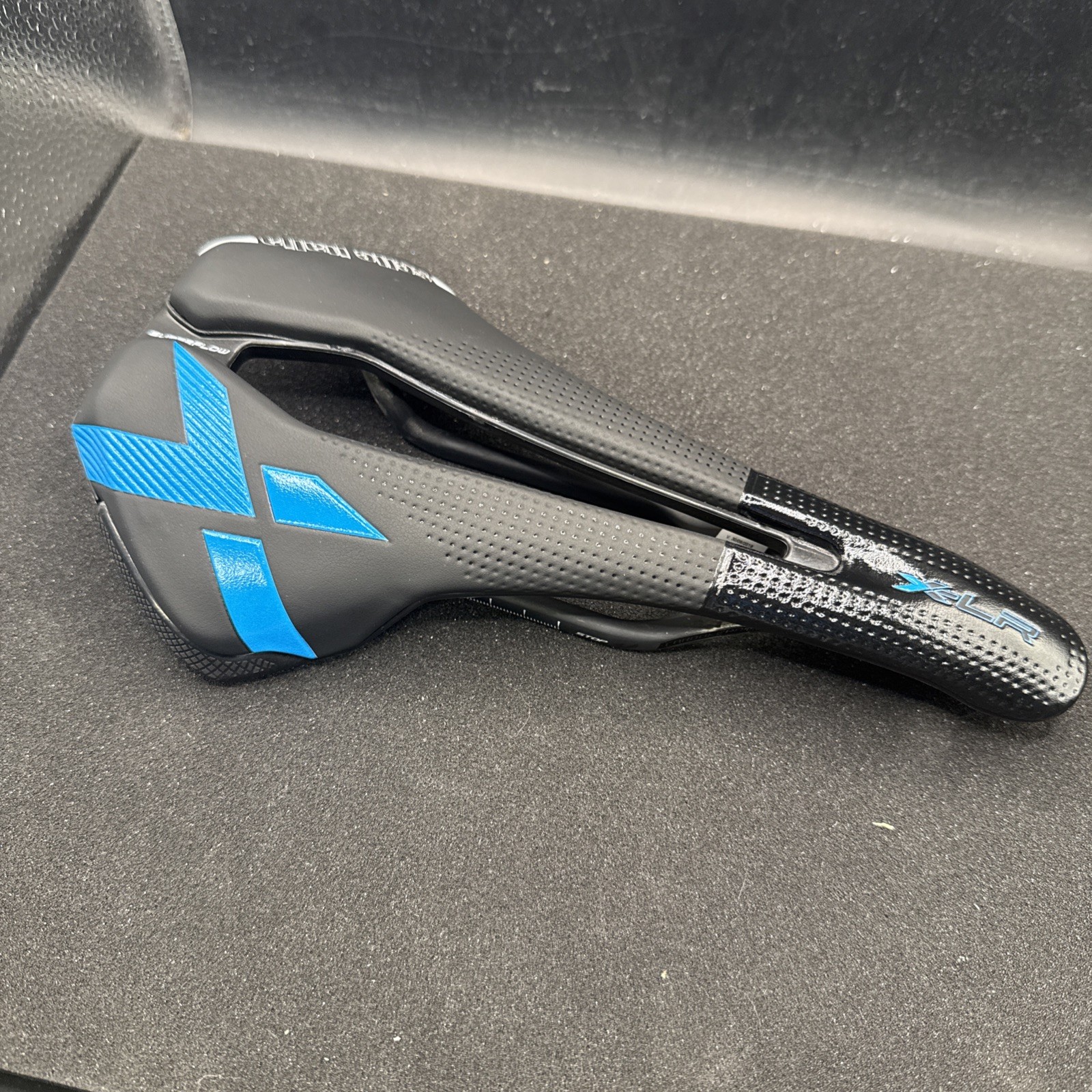 Selle Italia X-lr Superflow Carbon Railed Cycling Saddle Seat Black/blue (9-20)