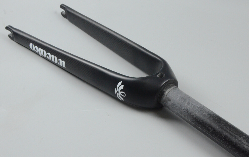 Carbon Fiber Hard Forks 14/16/18/20/22 In Rigid Fork Bmx Bike Fork 1-1/8 In