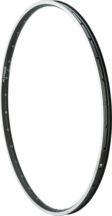 Pack of 2 Alex Adventure 2 Rim TRS 700c 32h Black Silver Tubeless