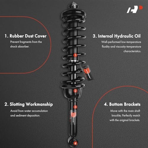 Rear Complete Struts Compatible with Honda CR-V CRV 1997-2001 – 2x Modern