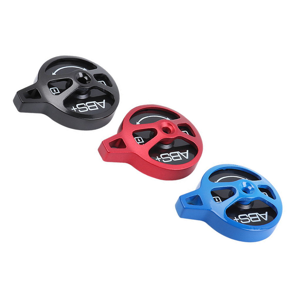 For Mountain Bike Shoulder Lock Switch Aluminum 5x5x3cm Red Black Blue