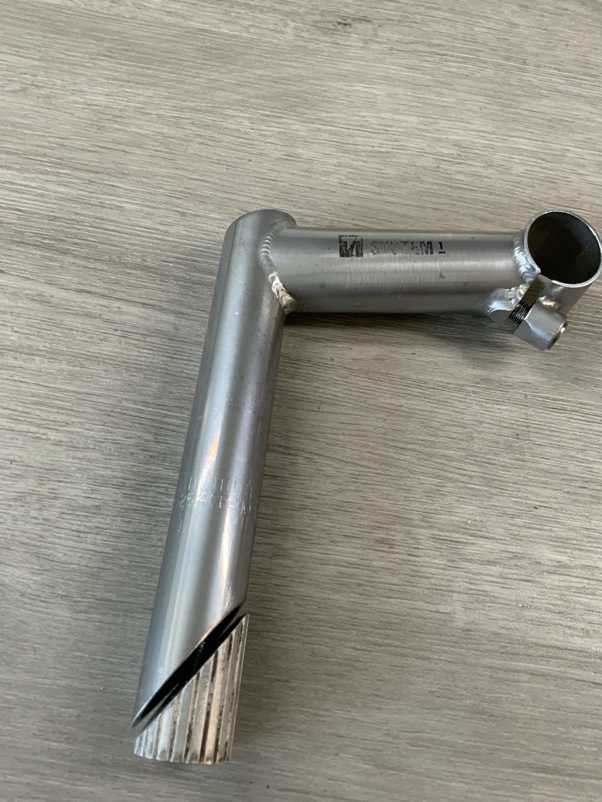 SYSTEMS 1 QUILL STEM 100 MM 392 GRAMS CHROMOLY 25.4 MM CLAMP 22.2 MM INSERT