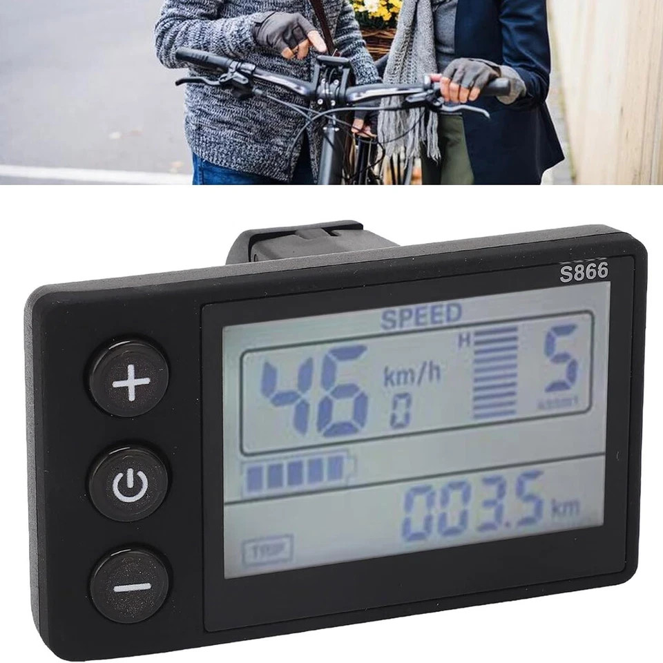 For E-Bike LCD Display 24V/36V/48V Display E-Bicycle MTB Part Electric Bike 2024