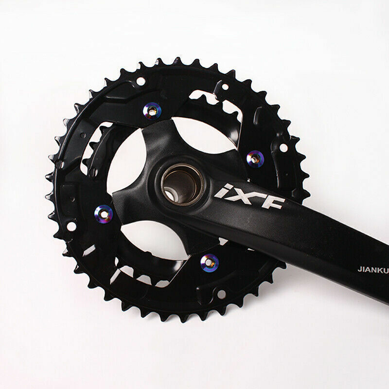 4/5X Steel Bike Chainring Bolts 6.5 Single 8.5 Double Triple Speed Nut Screw MTB