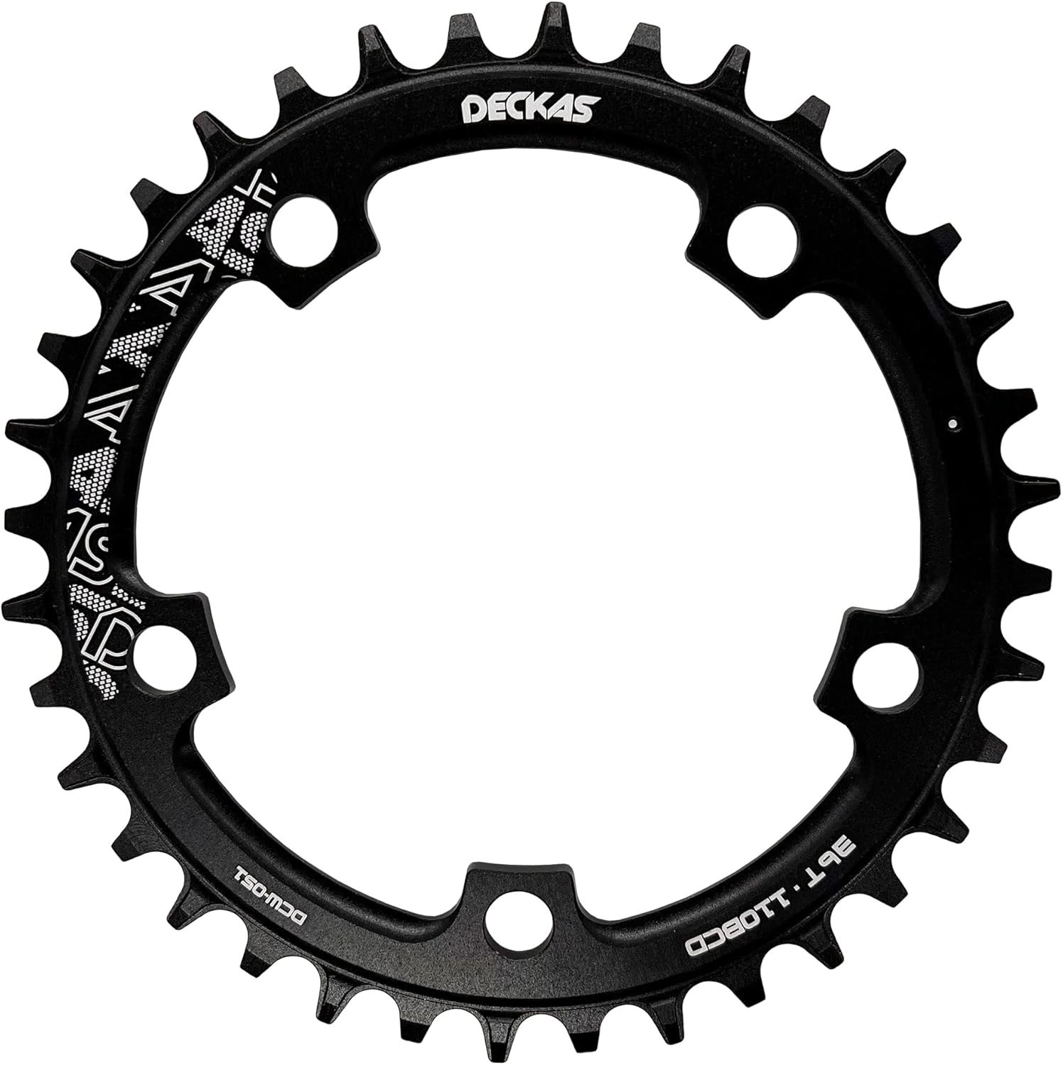DECKAS Round Chainring 110BCD 36T 38T 40T 42T 44T 46T 48T 50T 52T Narrow Wide…
