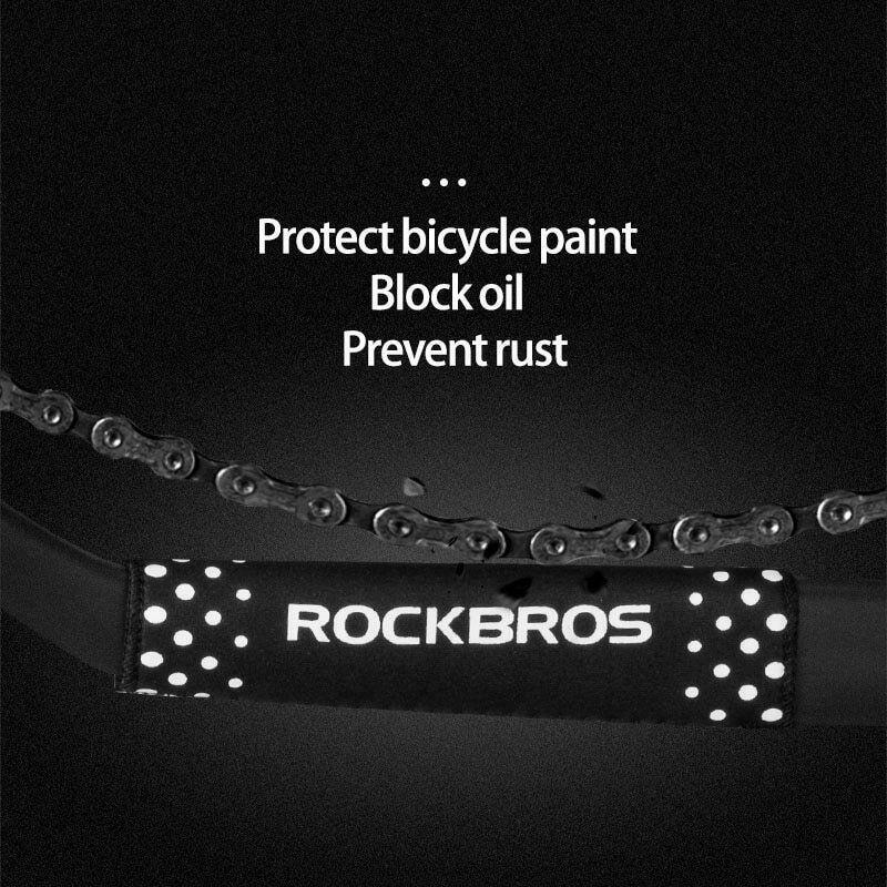 RockBros 2PCS Bicycle Frame Chain Protector Guard Care Cover Chainstay Posted