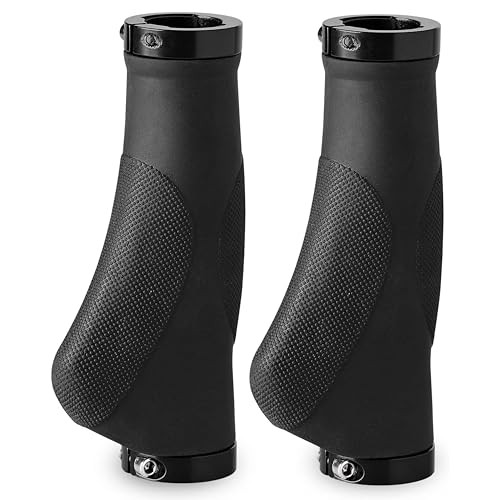 MTB Handlebar Grips – Bicycle Replacement Black (Thermoplastic Rubbers)