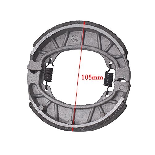 Moped Scooter 105mm Rear Drum Brake Pads Shoes 50 110 125 150 cc GY6