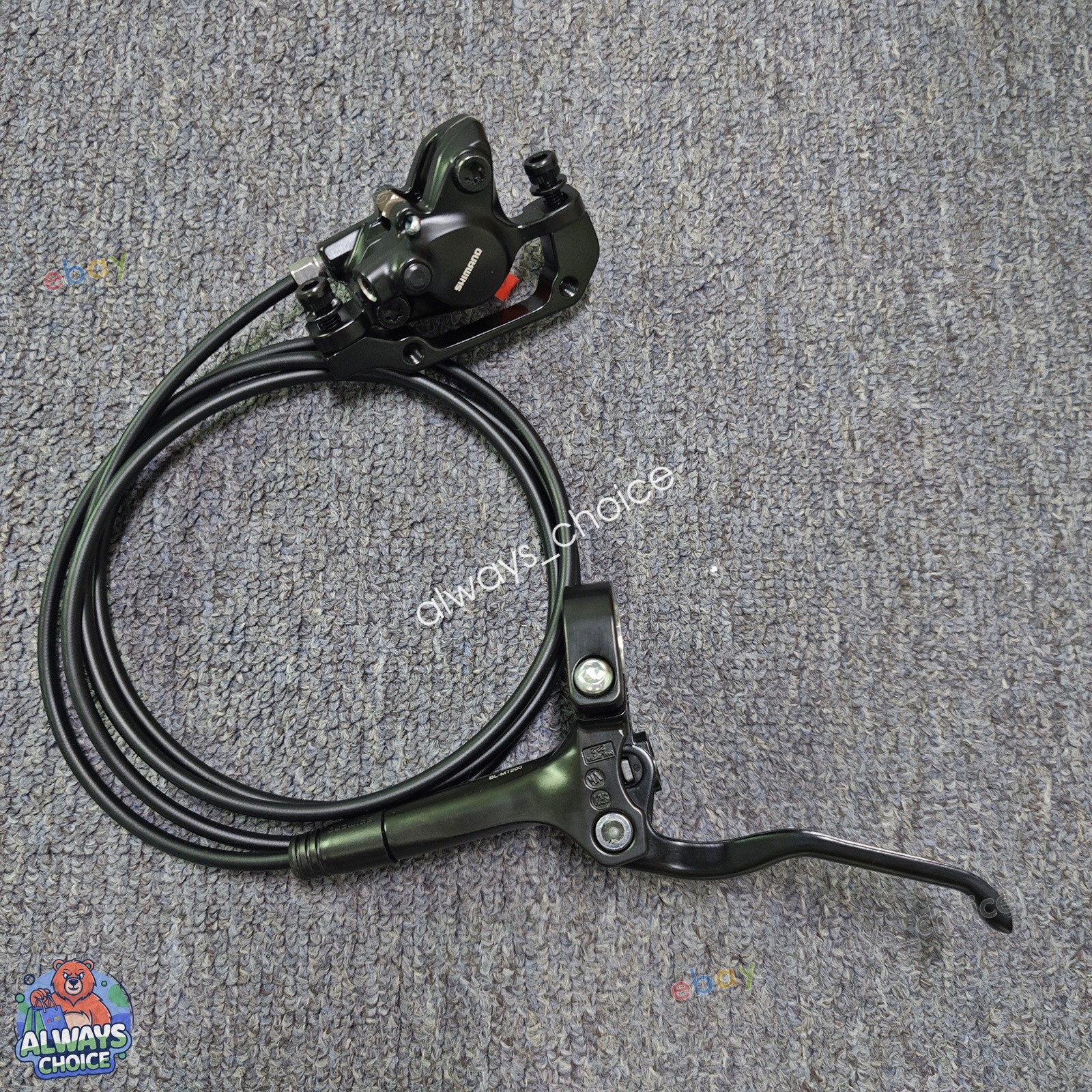 Shimano BR-MT200 Hydraulic 800/1550mm Front Rear Disc Brake Set