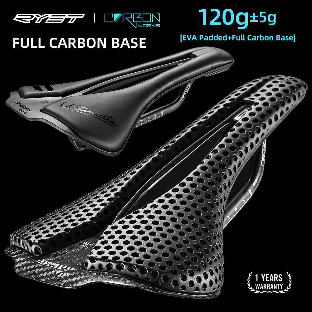 3D Printed Bicycle Saddle Ultralight EVA Carbon Saddle 250x140mm Bike Seating