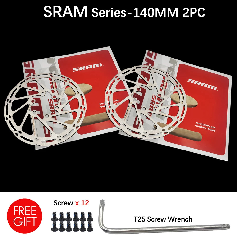 Bike Hydraulic Disc Brake Rotor 160 180 203mm with Bolts MTB Road Scooter