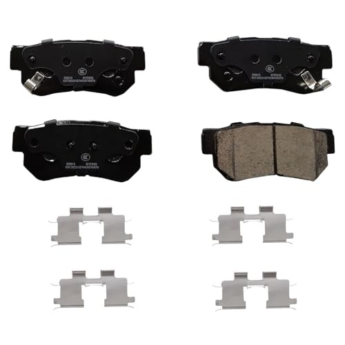 D813 Rear Disc Brake Pads Ceramic Fits for Hyundai Azera 06-09, Elantra 07-10,