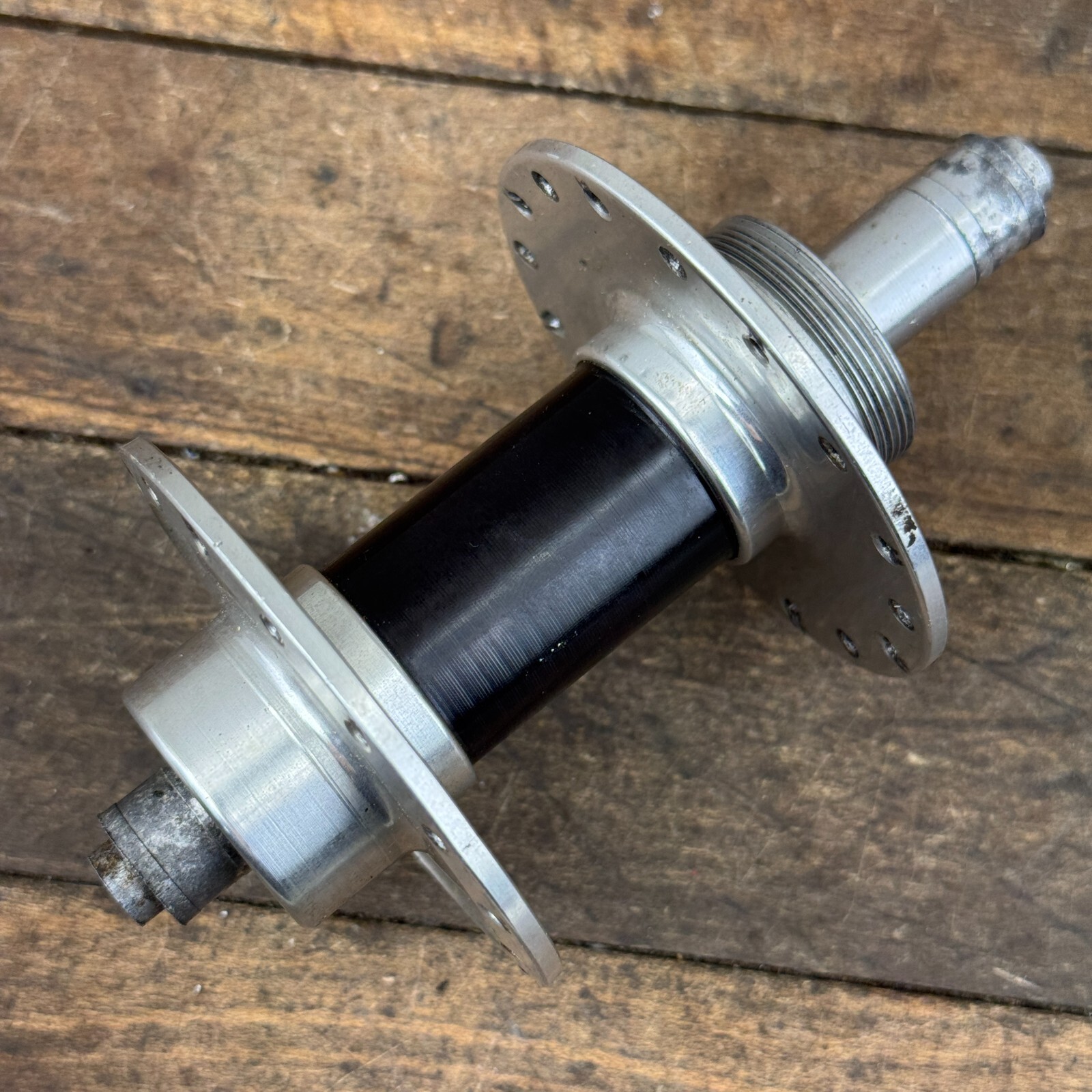Vintage Hi-E Rear Hub Sealed Bearing 32 Hole 126 HiE Black Mountain Ultralight