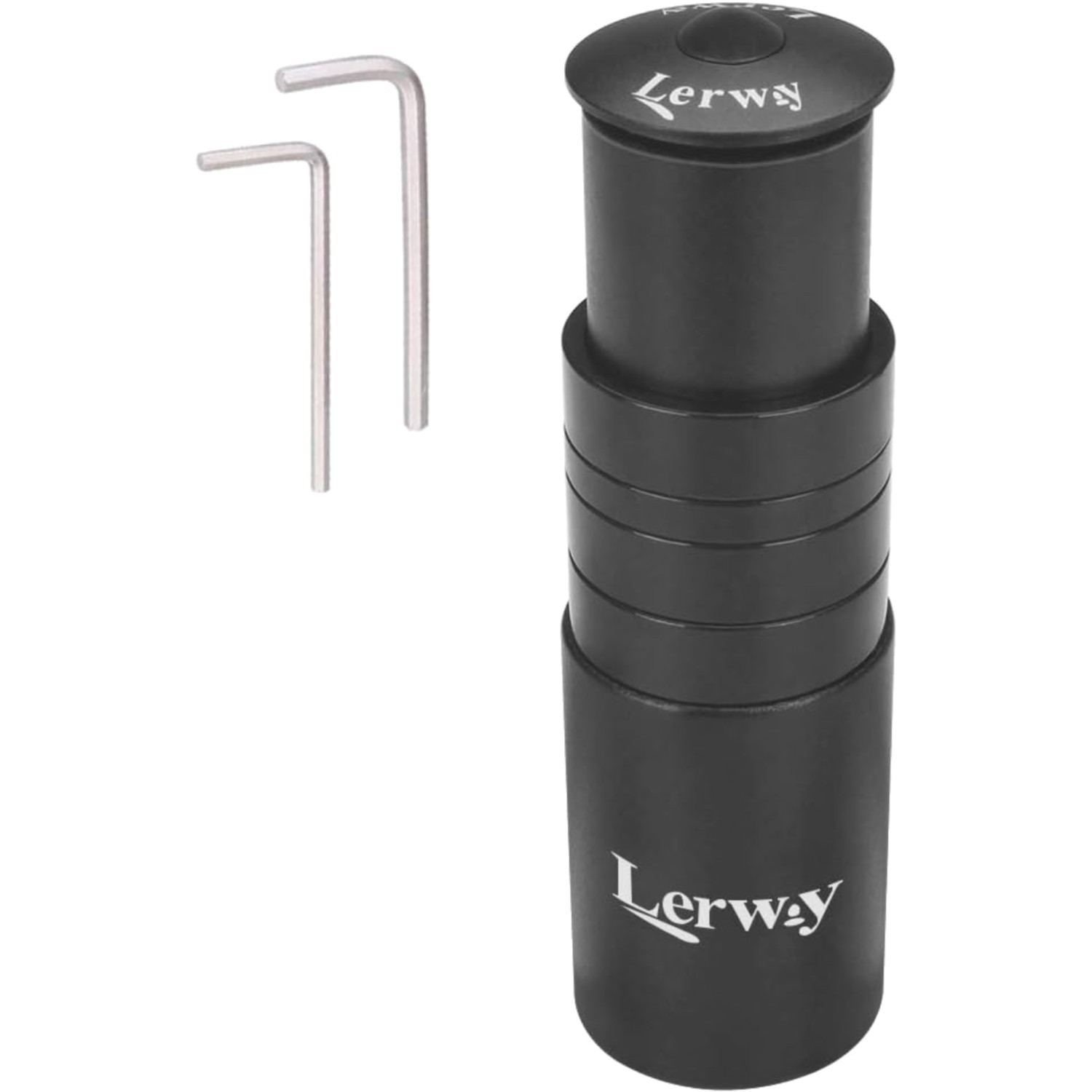 Lightweight 1-1/8» Bike Stem Extender with Spacers for Custom Height Adjustment