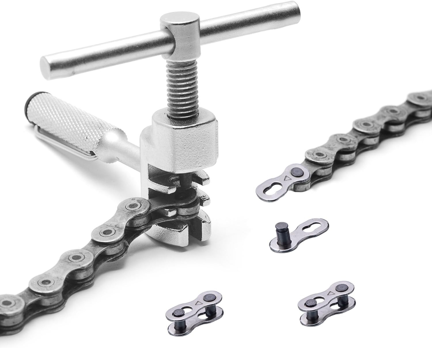 8 Pairs Bicycle Missing Link for 6, 7, 8, 9, 10 Speed Chain Master Link for Bicy