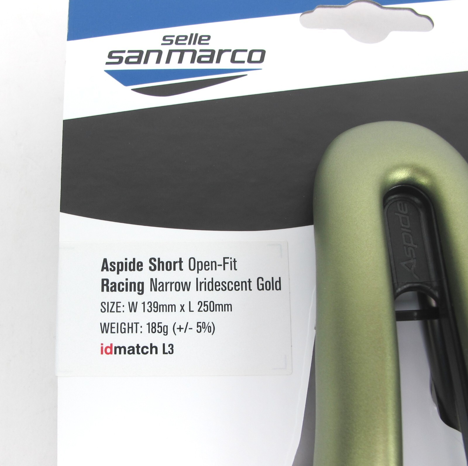 Selle San Marco Aspide Short Open-Fit Narrow Road Saddle Xsilite Gold $175 MSR
