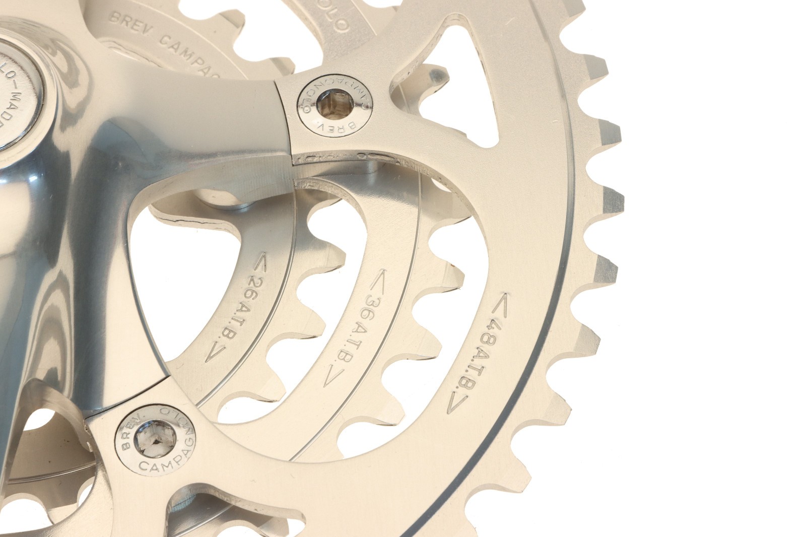 Campagnolo Euclid Crankset 48/36/26T M040 180mm MTB ATB NOS NEW