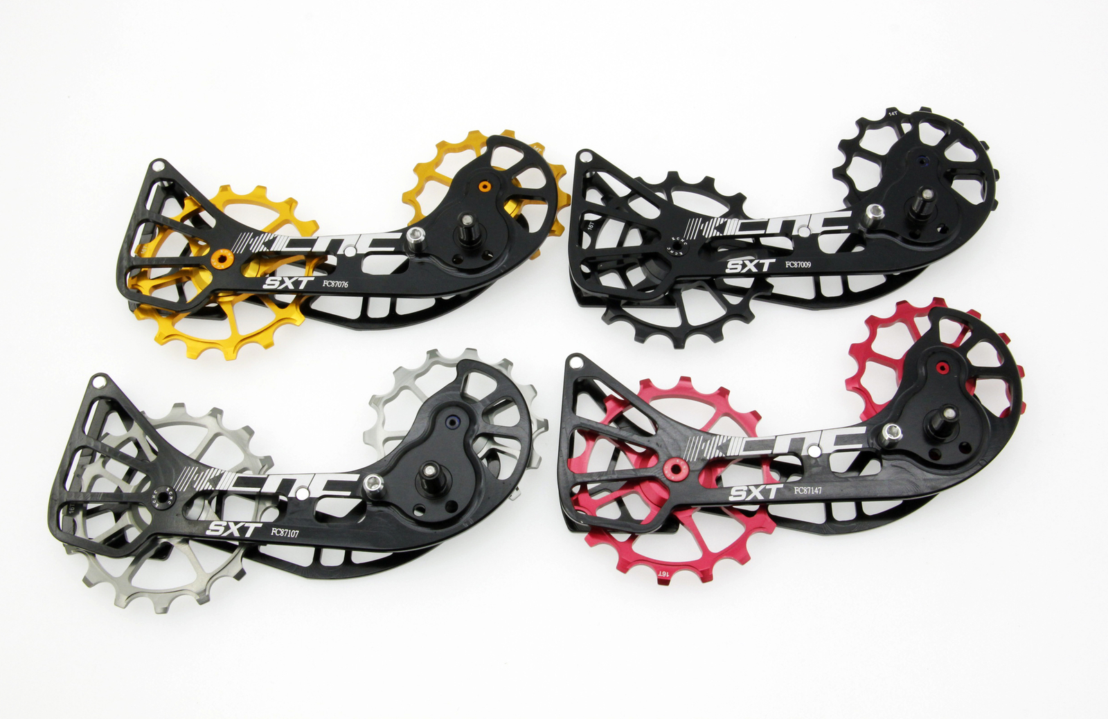 KCNC Sxt MTB Bike Oversized Pulley Wheel Cage For XTR M9000 XT M8000 In Gold