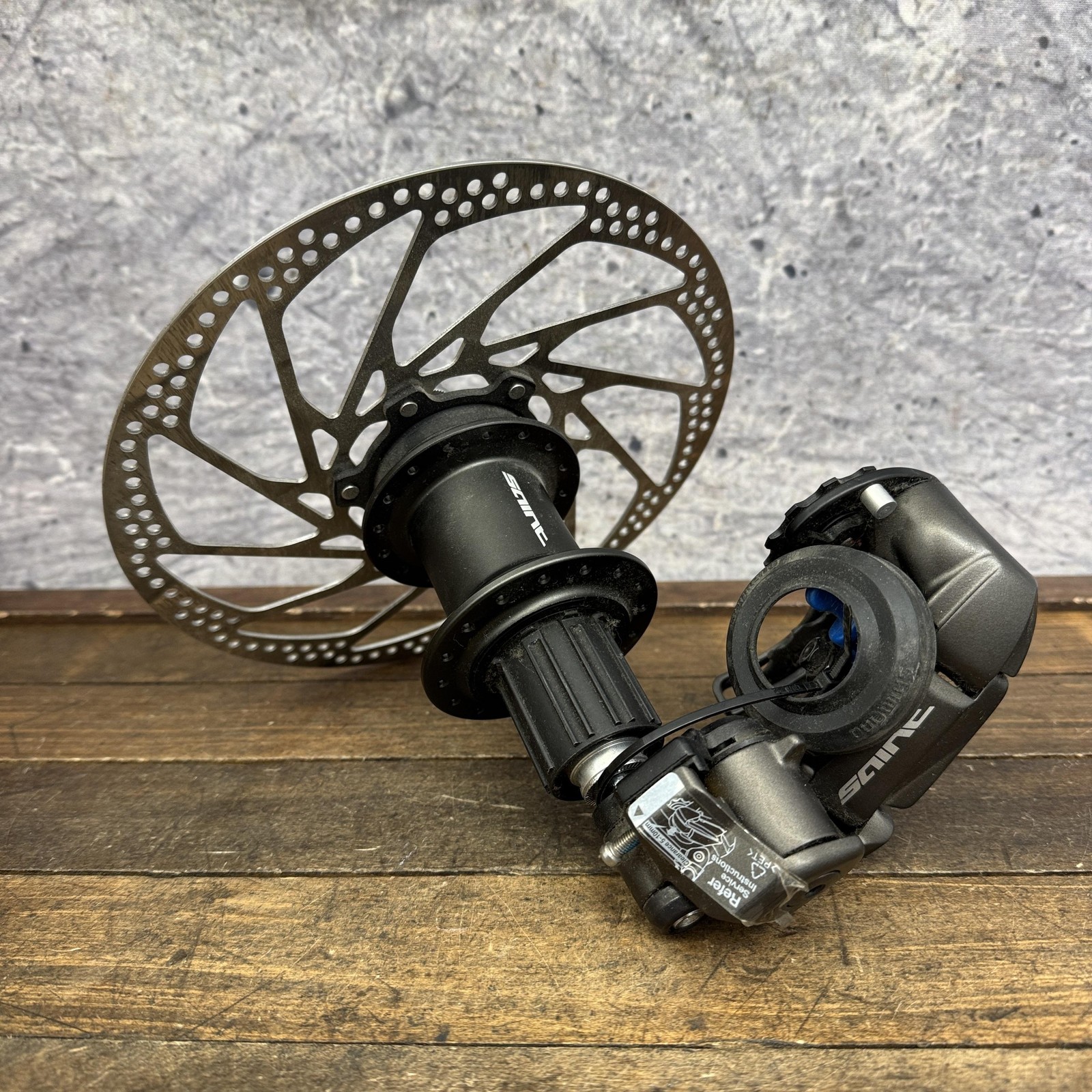 Vintage Shimano Saint RD-M800 FH-M800 SM-RT80 Hub Derailleur Black Japan 9s MTB