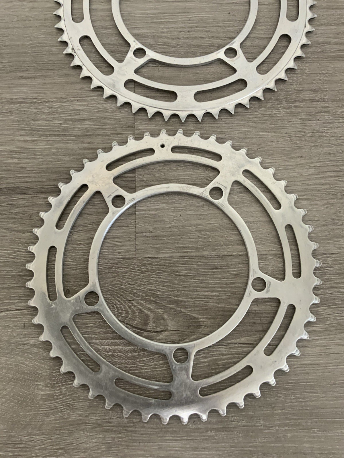STRONGLIGHT CHAIN RINGS (2) 50-52 TOOTH 122 BCD 6, 7 , OR 8 SPEED