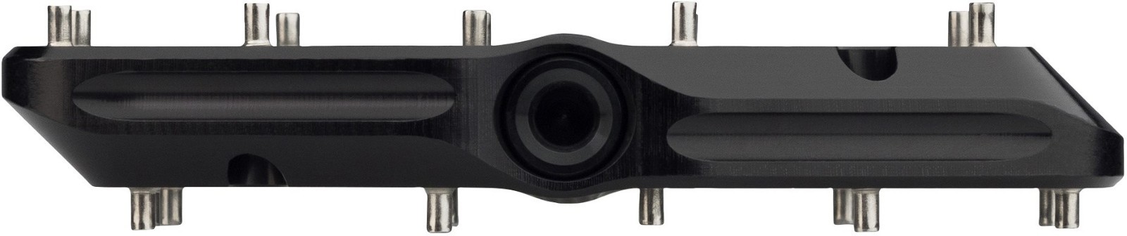 Wolf Tooth Waveform Pedals Aluminum MTB Flat Dual Concave Grip, Black