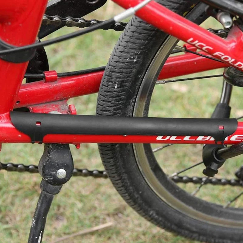Bike Chainstay Protector Rubber Frame Guard MTB Road Chain Protection Cover