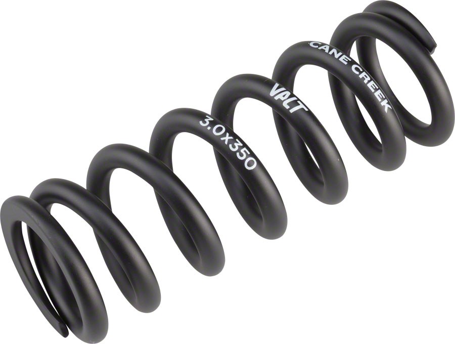Cane Creek VALT Lightweight Steel Coil Rear Shock Spring, 3.00″/76mm x 350lb, Bl