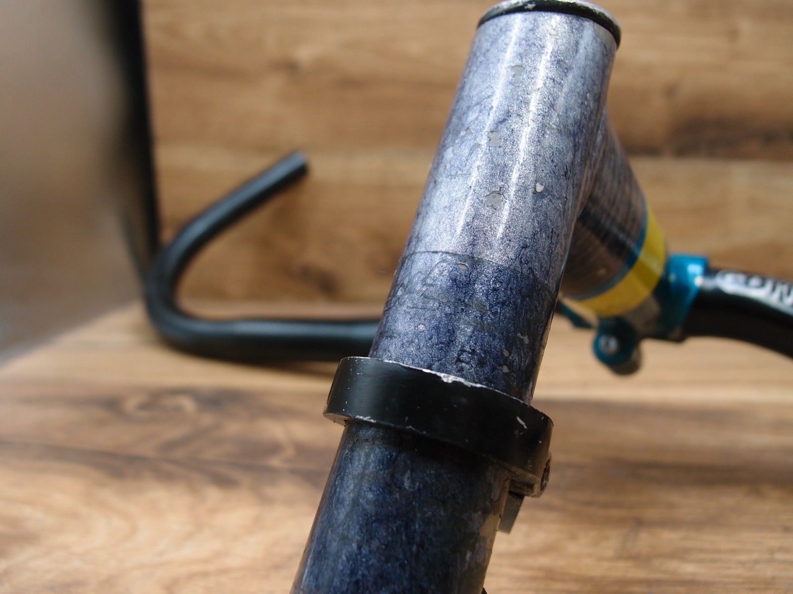 MTB bullbar handlebar Corratec + quill stem Corratec by nL steel 25.4 mm