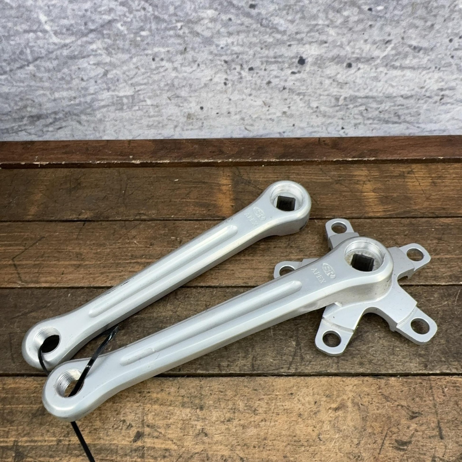 Vintage SR Apex Crank Set 170 Mm 86 BCD NOS Square Taper Double 70s Road Japan