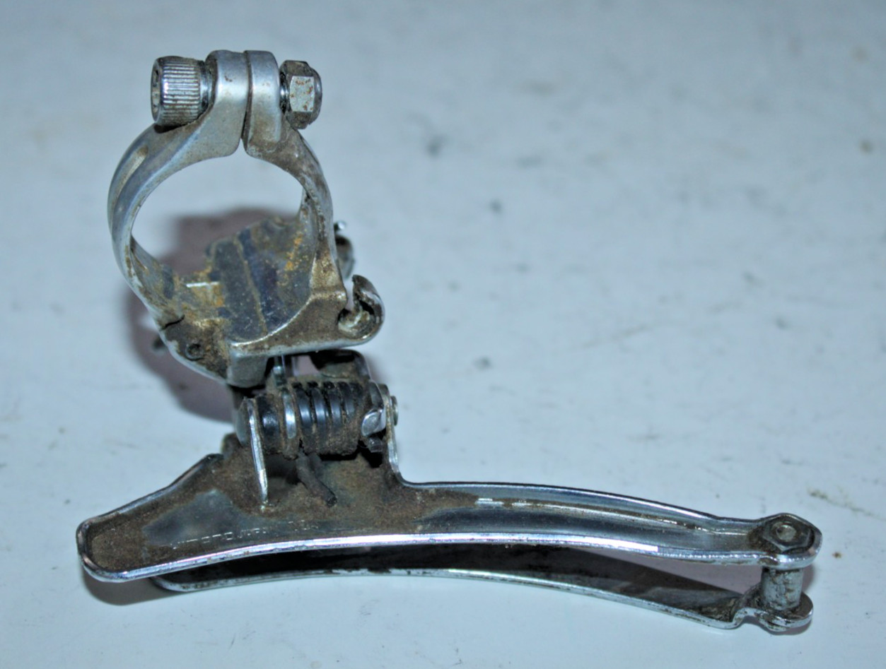 Vintage Shimano Altus Front Rear Derailleurs 2×7 Medium Reach Silver VTG Road :)