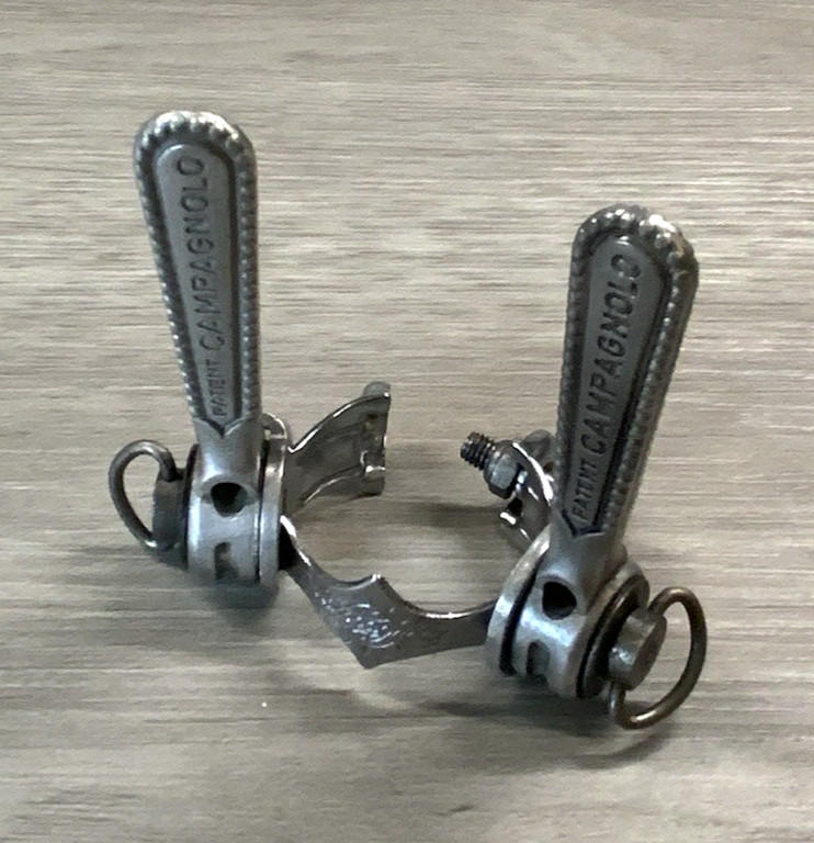 CAMPAGNOLO RECORD DOWN-TUBE SHIFTERS CLAMP ON FRICTION