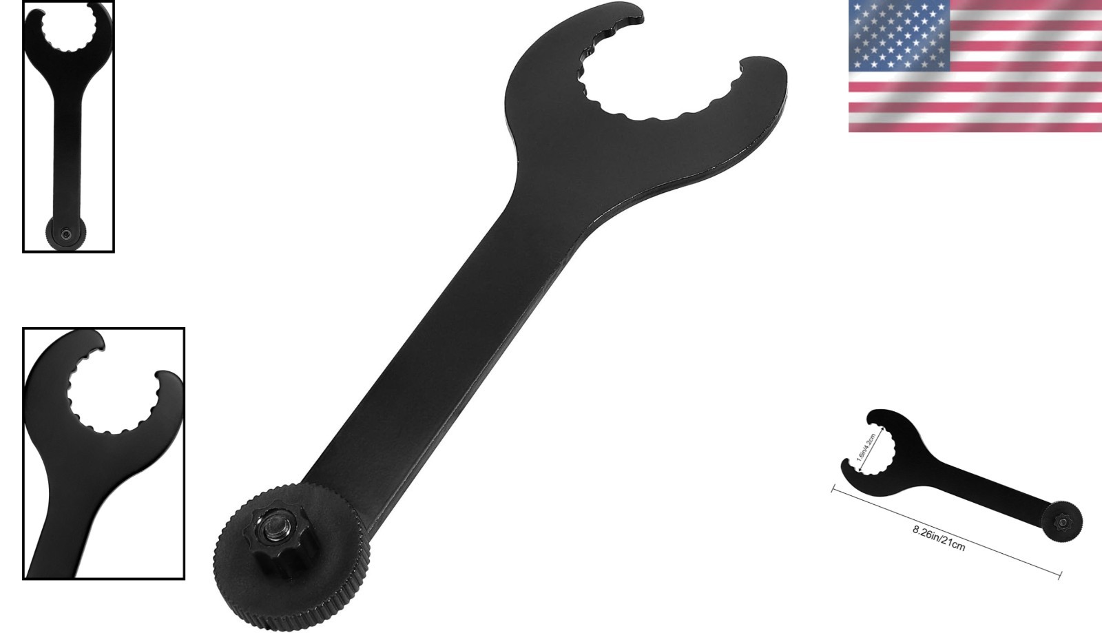 2-in-1 Bottom Bracket Removal Tool – Compatible with Shimano Hollowtech II