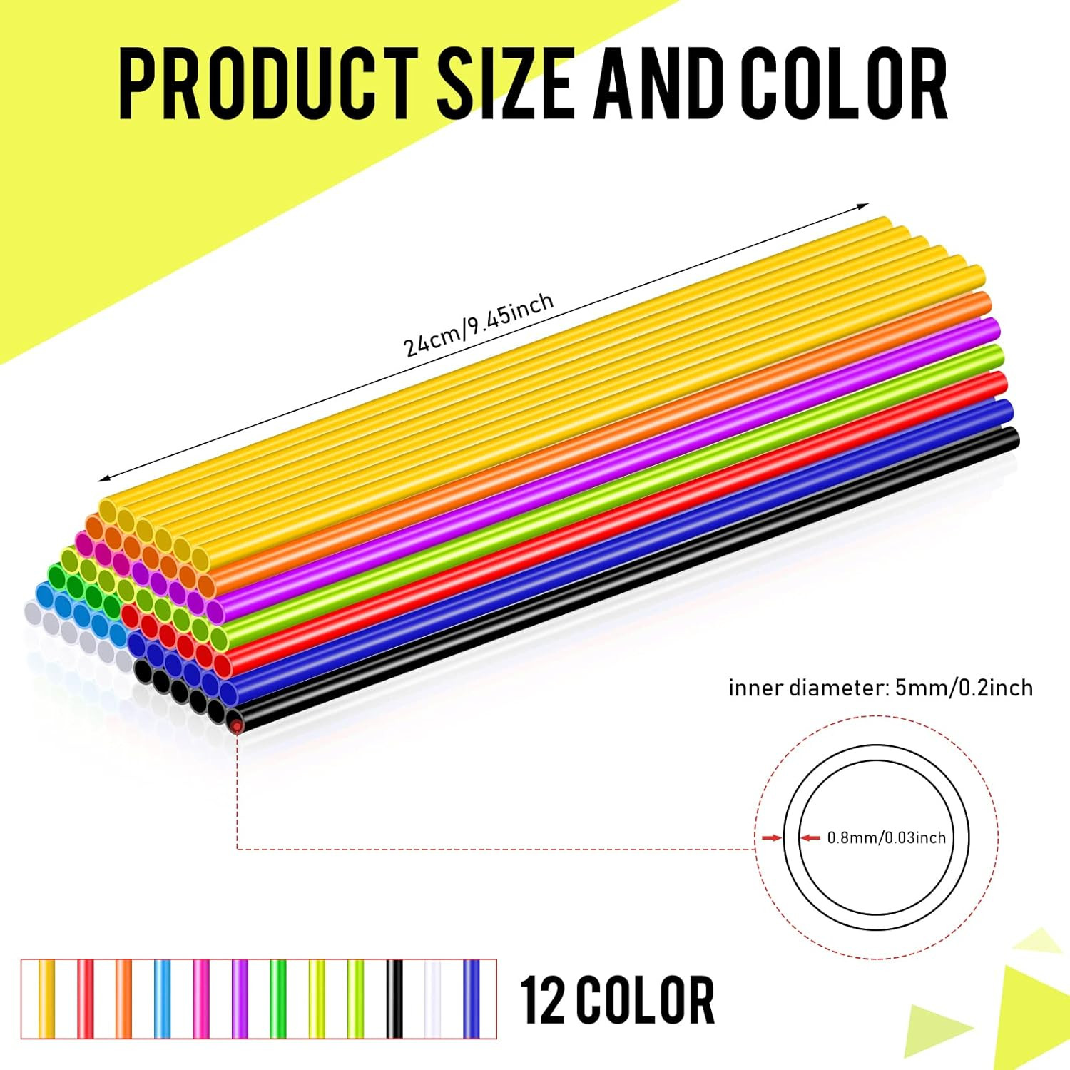 216 Pcs Spoke Skins Bike Spoke Covers Decorations Dirt Bike Rim Wraps for Mot…