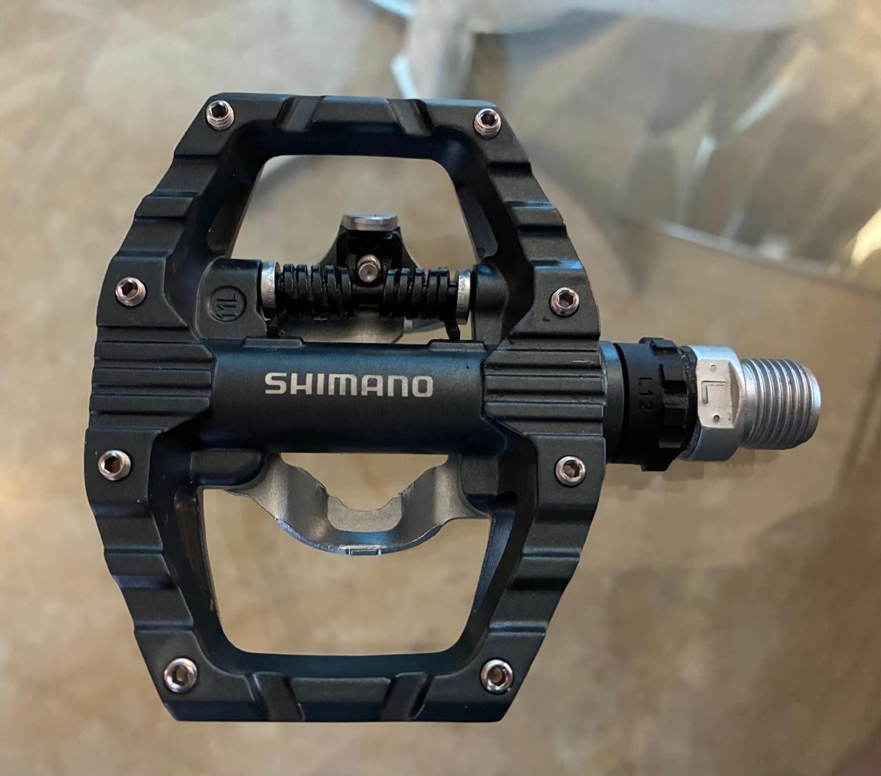 Shimano PDEH500 Aluminum SPD Road Touring Platform Pedals- Brand Spanking new