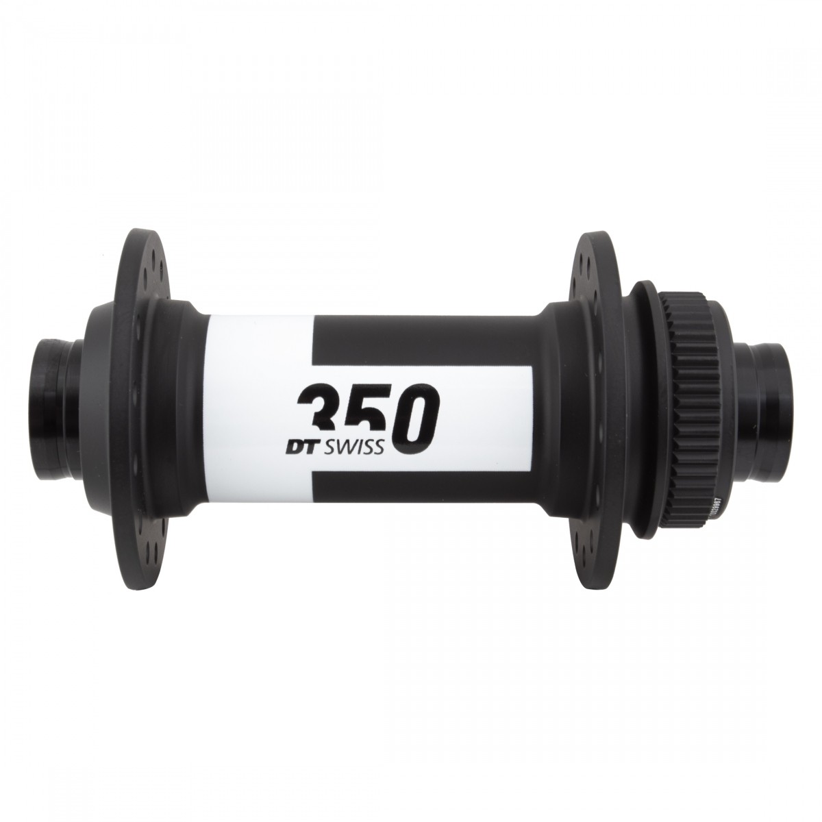 DT Swiss 350 Front Hub – 15 x 110mm, Center-Lock, Black, 28H