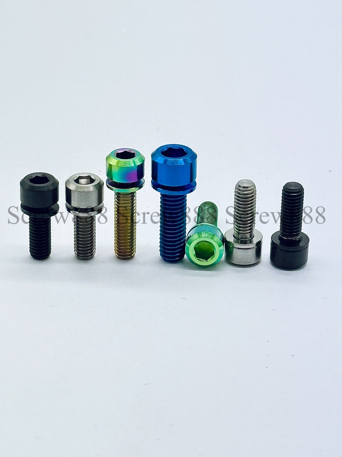 Titanium Bolt M5/M6x14 16 18 20 30mm Hex Screw For Bike Stem Bolt With Washer