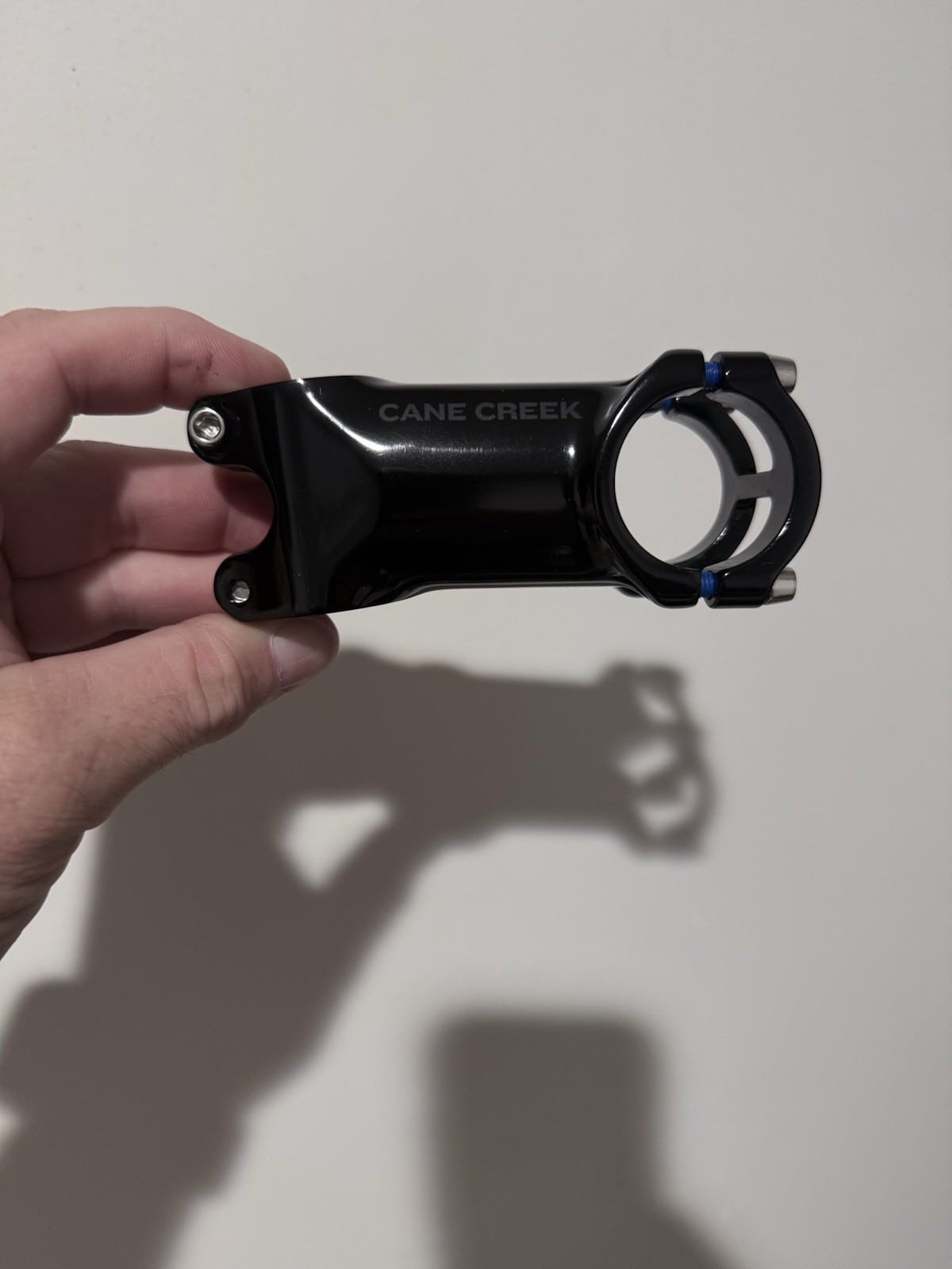 Cane Creek GXC stem in 70mm length with 31.8mm handlebar clamp.