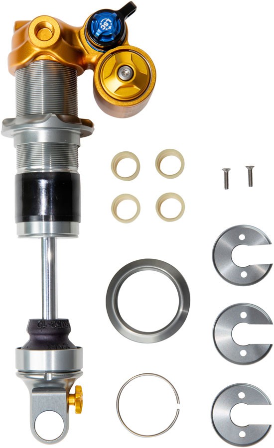 Ohlins TTX22 m.2 Coil Rear Shock – Metric, 225mm x 75mm, Trunnion, Gold